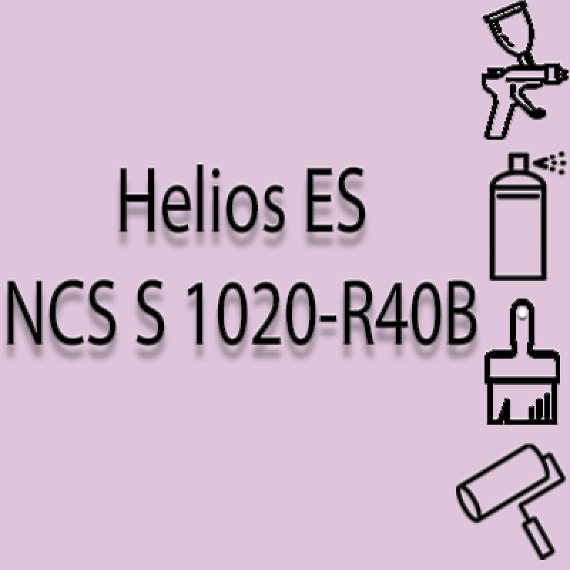 NCS S 1020-R40B глянцева 1К швидкосохнуча антикорозійна емаль Helios ES - 1л