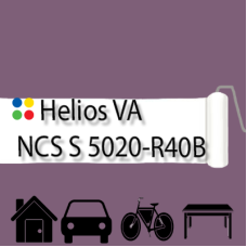 NCS S 5020-R40B антикорозійна глянцева грунт-емаль (вініл-акрилова) HELIOS VA - 1л