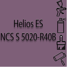 NCS S 5020-R40B глянцева 1К швидкосохнуча антикорозійна емаль Helios ES - 1л
