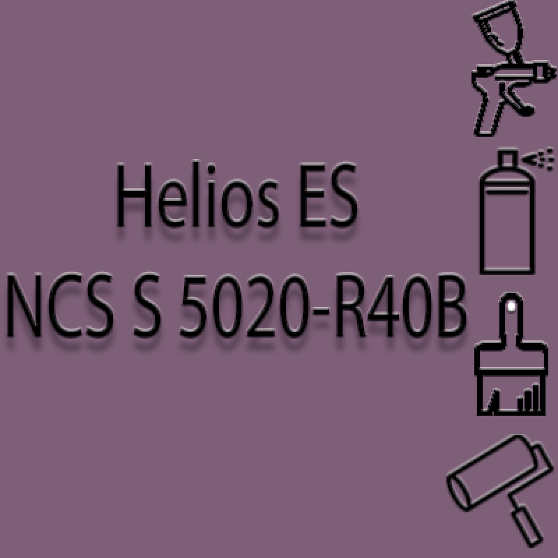 NCS S 5020-R40B глянцева 1К швидкосохнуча антикорозійна емаль Helios ES - 1л NCS S 5020-R40B глянцева 1К швидкосохнуча антикорозійна емаль Helios ES - 1л
