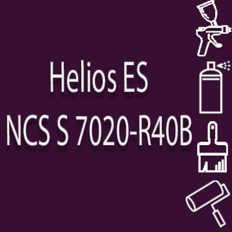 NCS S 7020-R40B глянцева 1К швидкосохнуча антикорозійна емаль Helios ES - 1л