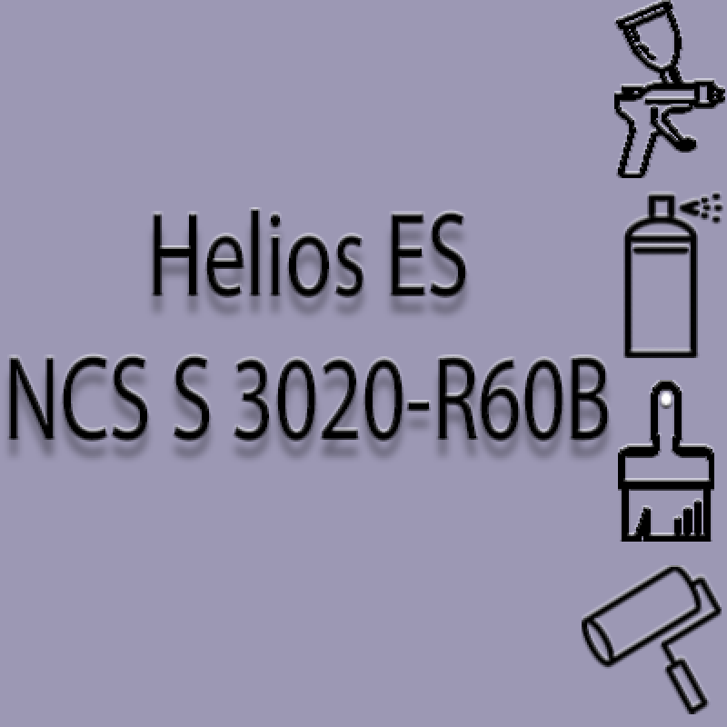 NCS S 3020-R60B глянцева 1К швидкосохнуча антикорозійна емаль Helios ES - 1л