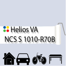 NCS S 1010-R70B антикорозійна глянцева грунт-емаль (вініл-акрилова) HELIOS VA - 1л