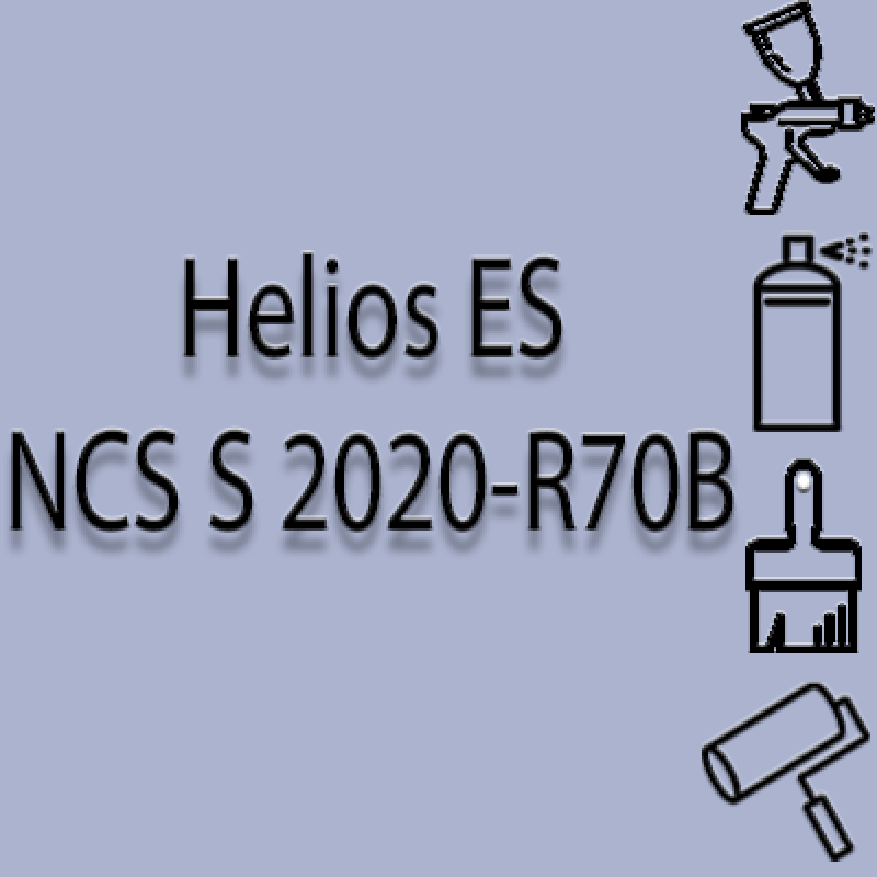 NCS S 2020-R70B глянцева 1К швидкосохнуча антикорозійна емаль Helios ES - 1л