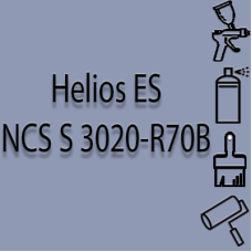 NCS S 3020-R70B глянцева 1К швидкосохнуча антикорозійна емаль Helios ES - 1л