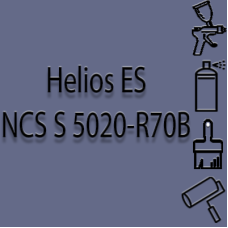 NCS S 5020-R70B глянцева 1К швидкосохнуча антикорозійна емаль Helios ES - 1л