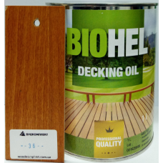 BIOHEL DECKING OIL олія для терас 1 л. №36 - КАШТАН.