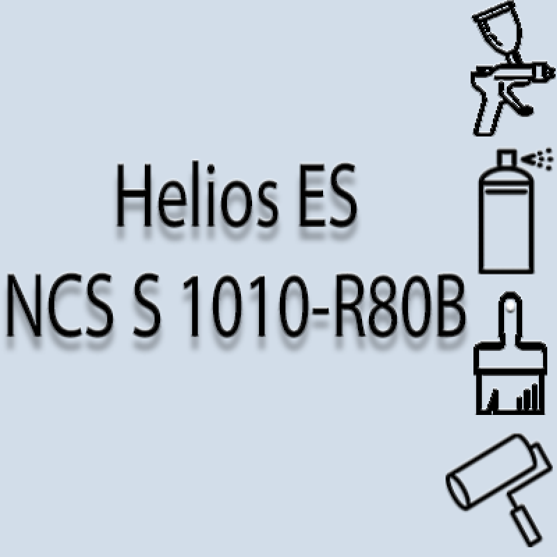 NCS S 1010-R80B глянцева 1К швидкосохнуча антикорозійна емаль Helios ES - 1л
