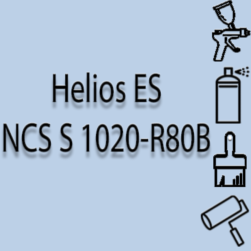 NCS S 1020-R80B глянцева 1К швидкосохнуча антикорозійна емаль Helios ES - 1л