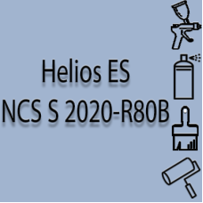 NCS S 2020-R80B глянцева 1К швидкосохнуча антикорозійна емаль Helios ES - 1л