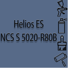 NCS S 5020-R80B глянцева 1К швидкосохнуча антикорозійна емаль Helios ES - 1л