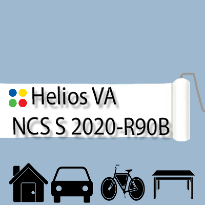 NCS S 2020-R90B антикорозійна глянцева грунт-емаль (вініл-акрилова) HELIOS VA - 1л