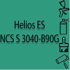 NCS S 3040-B90G глянцева 1К швидкосохнуча антикорозійна емаль Helios ES - 1л