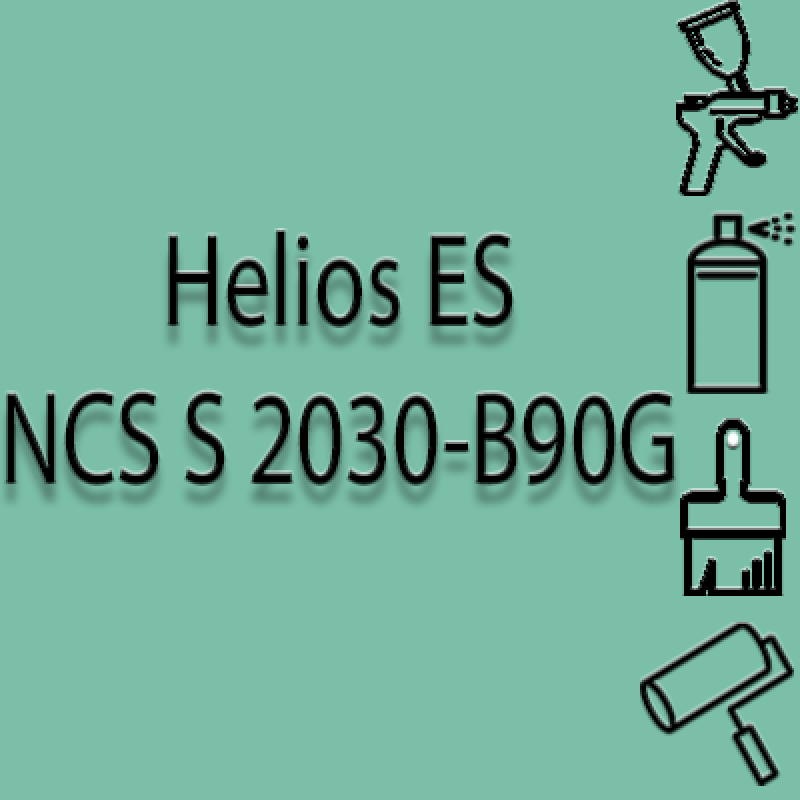 NCS S 2030-B90G глянцева 1К швидкосохнуча антикорозійна емаль Helios ES - 1л