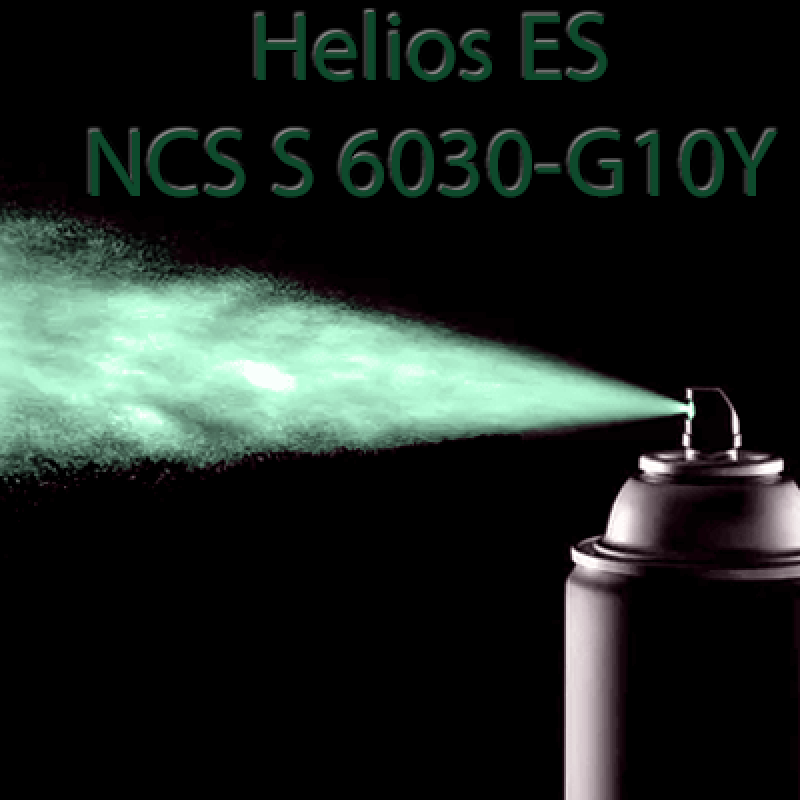 NCS S 6030-G10Y аерозольна глянцева 1К швидкосохнуча антикорозійна емаль Helios ES - 400мл