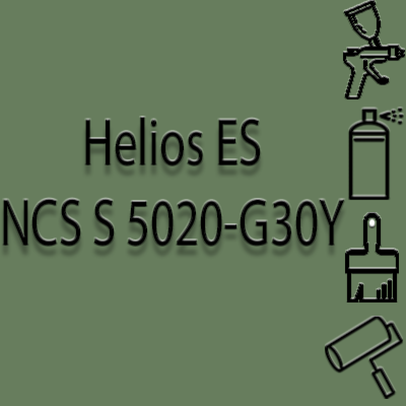 NCS S 5020-G30Y глянцева 1К швидкосохнуча антикорозійна емаль Helios ES - 1л NCS S 5020-G30Y глянцева 1К швидкосохнуча антикорозійна емаль Helios ES - 1л