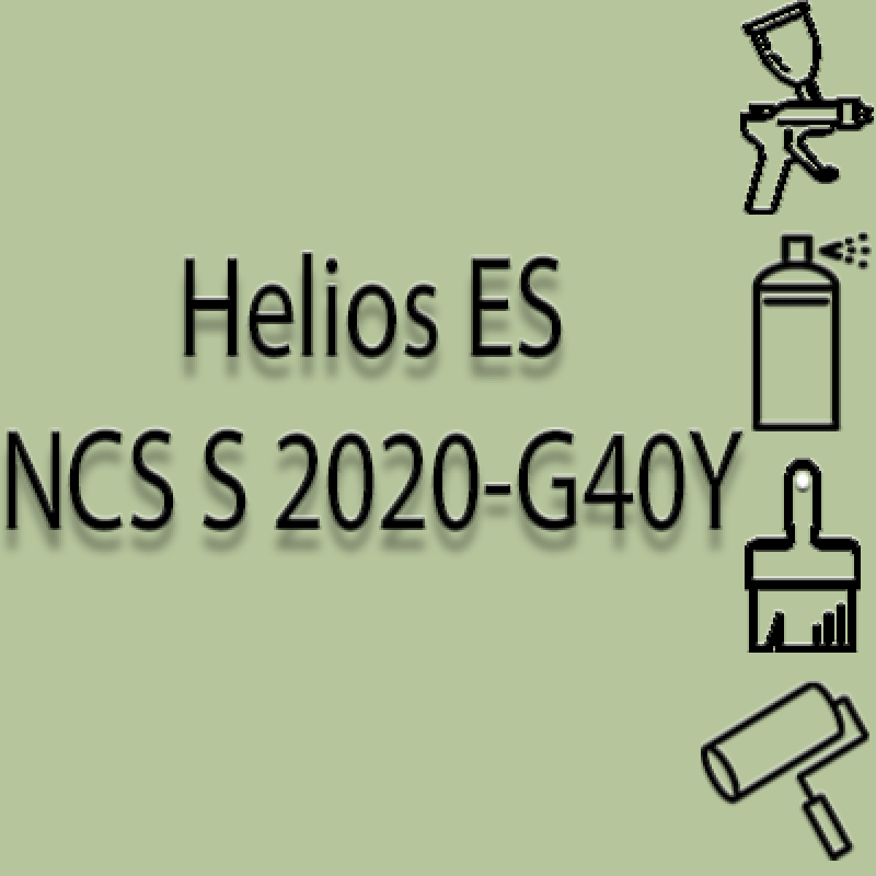 NCS S 2020-G40Y глянцева 1К швидкосохнуча антикорозійна емаль Helios ES - 1л