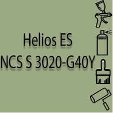 NCS S 3020-G40Y глянцева 1К швидкосохнуча антикорозійна емаль Helios ES - 1л