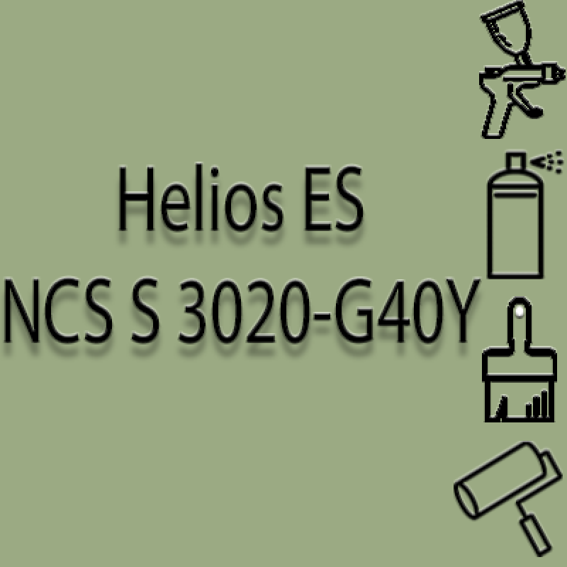 NCS S 3020-G40Y глянцева 1К швидкосохнуча антикорозійна емаль Helios ES - 1л