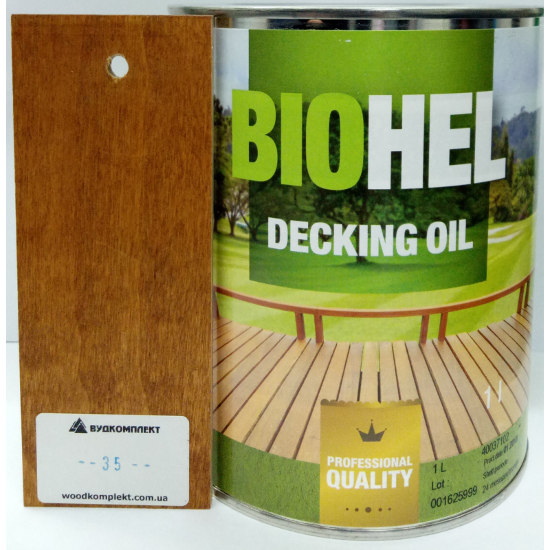 BIOHEL DECKING OIL олія для терас 1 л. №35 - ТІК.