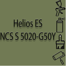 NCS S 5020-G50Y глянцева 1К швидкосохнуча антикорозійна емаль Helios ES - 1л