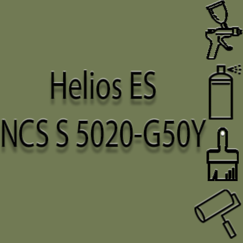 NCS S 5020-G50Y глянцева 1К швидкосохнуча антикорозійна емаль Helios ES - 1л NCS S 5020-G50Y глянцева 1К швидкосохнуча антикорозійна емаль Helios ES - 1л