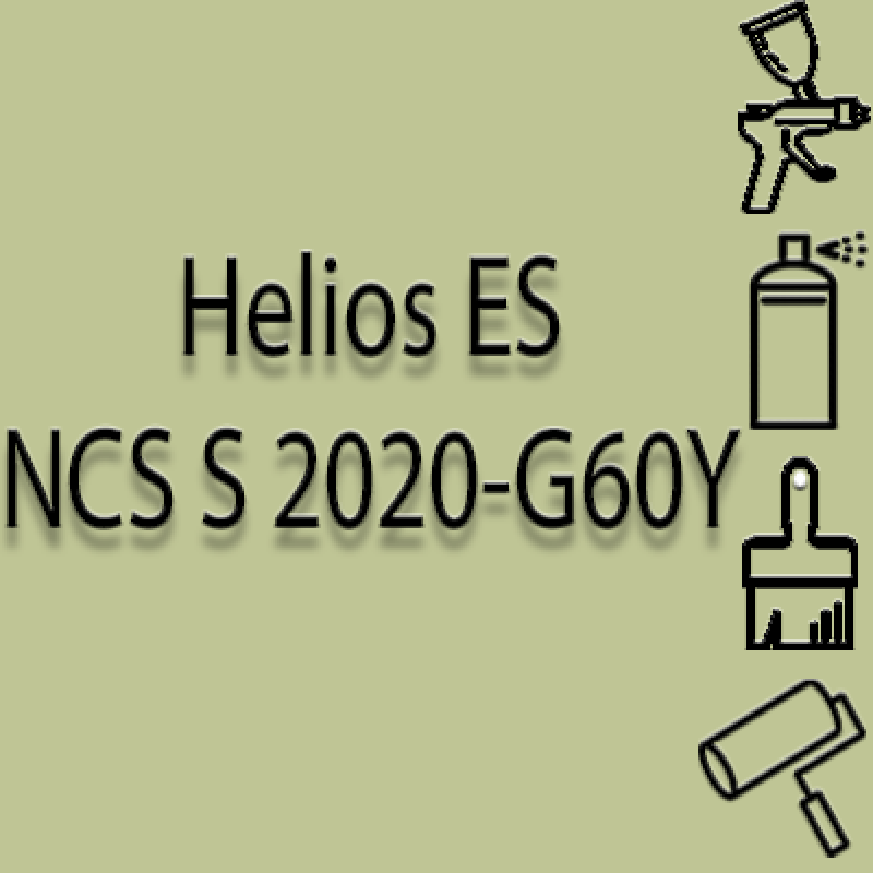 NCS S 2020-G60Y глянцева 1К швидкосохнуча антикорозійна емаль Helios ES - 1л