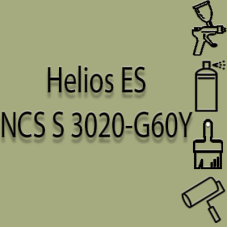 NCS S 2020-G60Y глянцева 1К швидкосохнуча антикорозійна емаль Helios ES - 1л