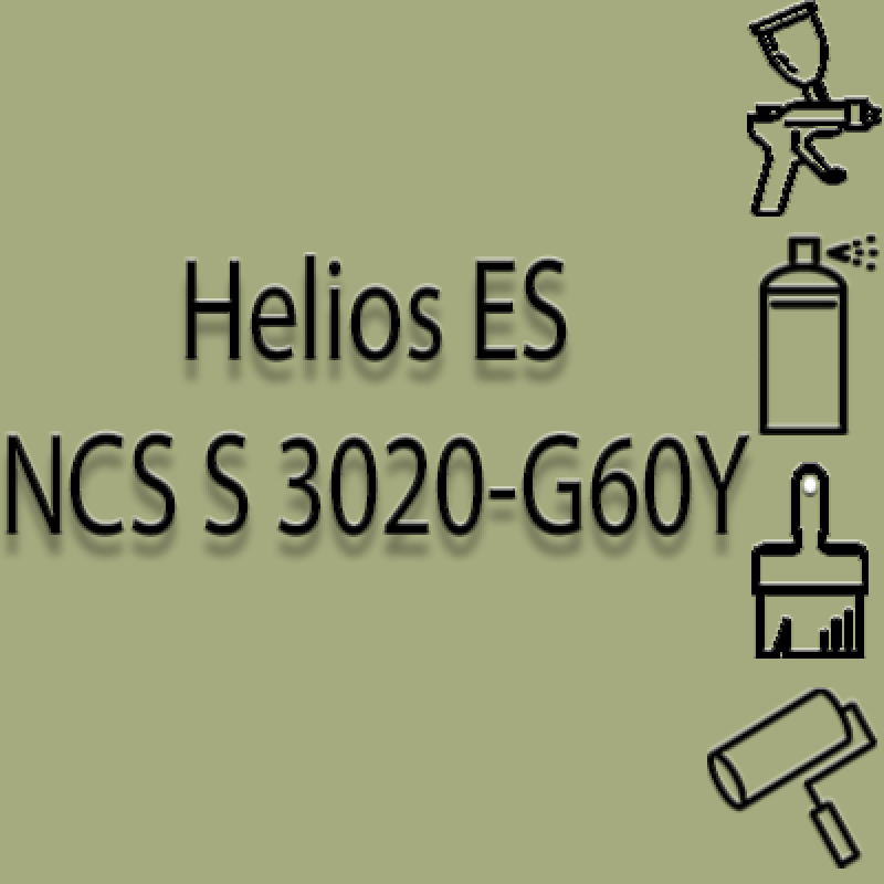NCS S 2020-G60Y глянцева 1К швидкосохнуча антикорозійна емаль Helios ES - 1л