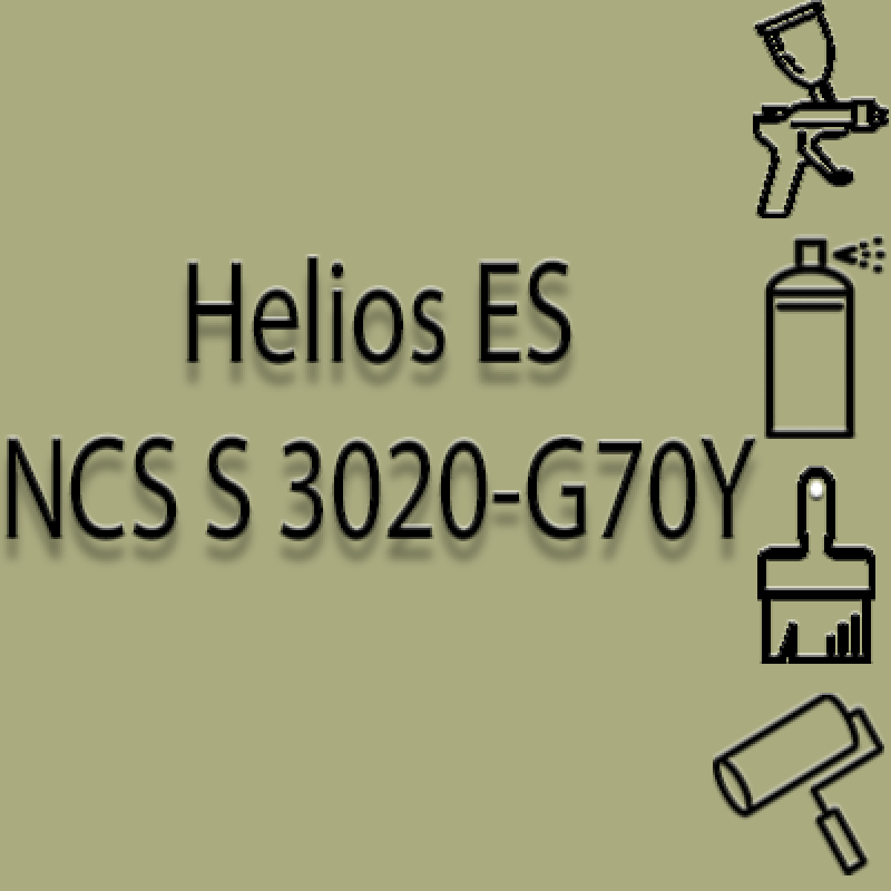NCS S 3020-G70Y глянцева 1К швидкосохнуча антикорозійна емаль Helios ES - 1л