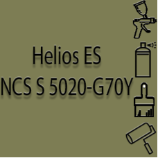 NCS S 5020-G70Y глянцева 1К швидкосохнуча антикорозійна емаль Helios ES - 1л