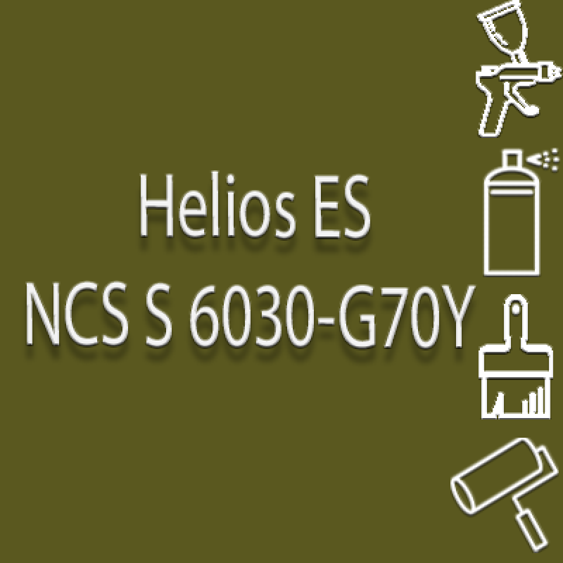 NCS S 6030-G70Y глянцева 1К швидкосохнуча антикорозійна емаль Helios ES - 1л