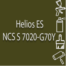 NCS S 7020-G70Y глянцева 1К швидкосохнуча антикорозійна емаль Helios ES - 1л