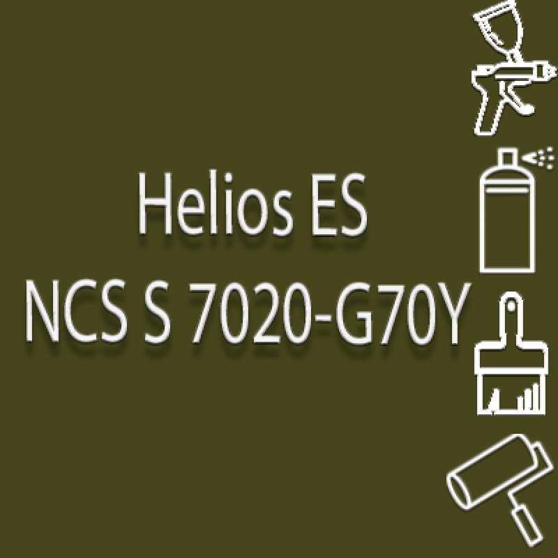 NCS S 7020-G70Y глянцева 1К швидкосохнуча антикорозійна емаль Helios ES - 1л