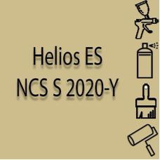 NCS S 2020-Y глянцева 1К швидкосохнуча антикорозійна емаль Helios ES - 1л