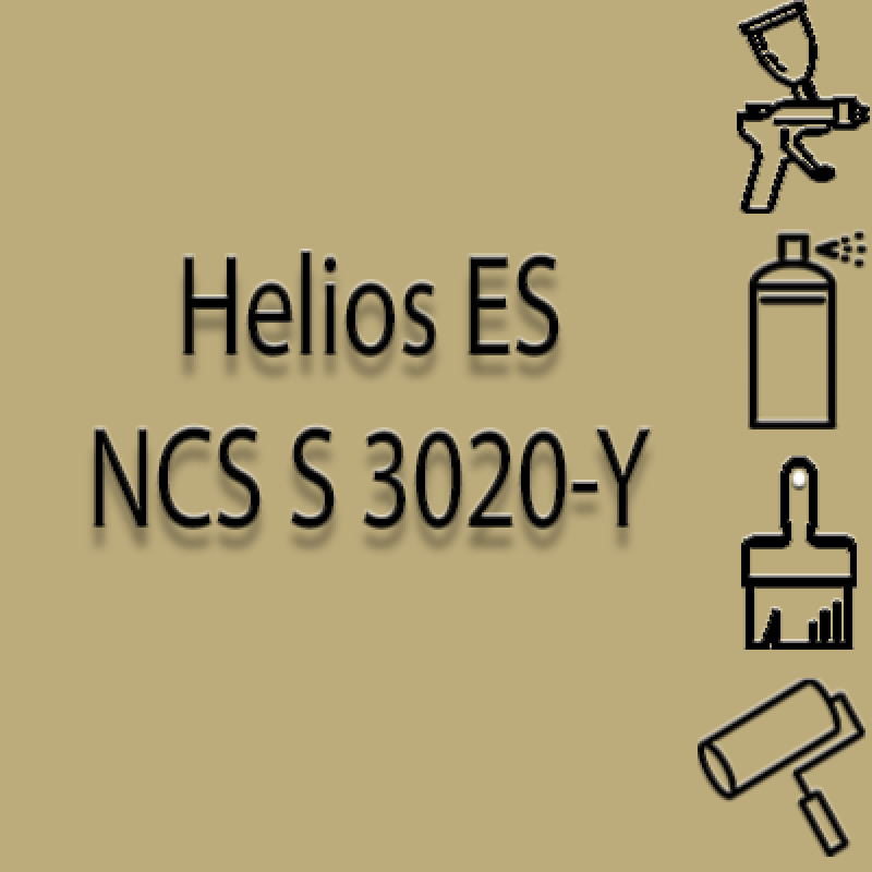 NCS S 3020-Y глянцева 1К швидкосохнуча антикорозійна емаль Helios ES - 1л