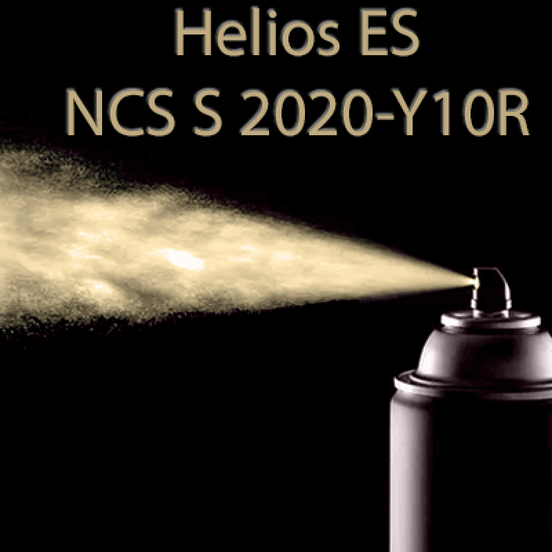 NCS S 2020-Y10R аерозольна глянцева 1К швидкосохнуча антикорозійна емаль Helios ES - 400мл