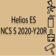 NCS S 2020-Y20R глянцева 1К швидкосохнуча антикорозійна емаль Helios ES - 1л