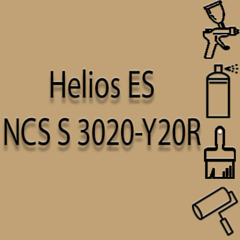 NCS S 3020-Y20R глянцева 1К швидкосохнуча антикорозійна емаль Helios ES - 1л