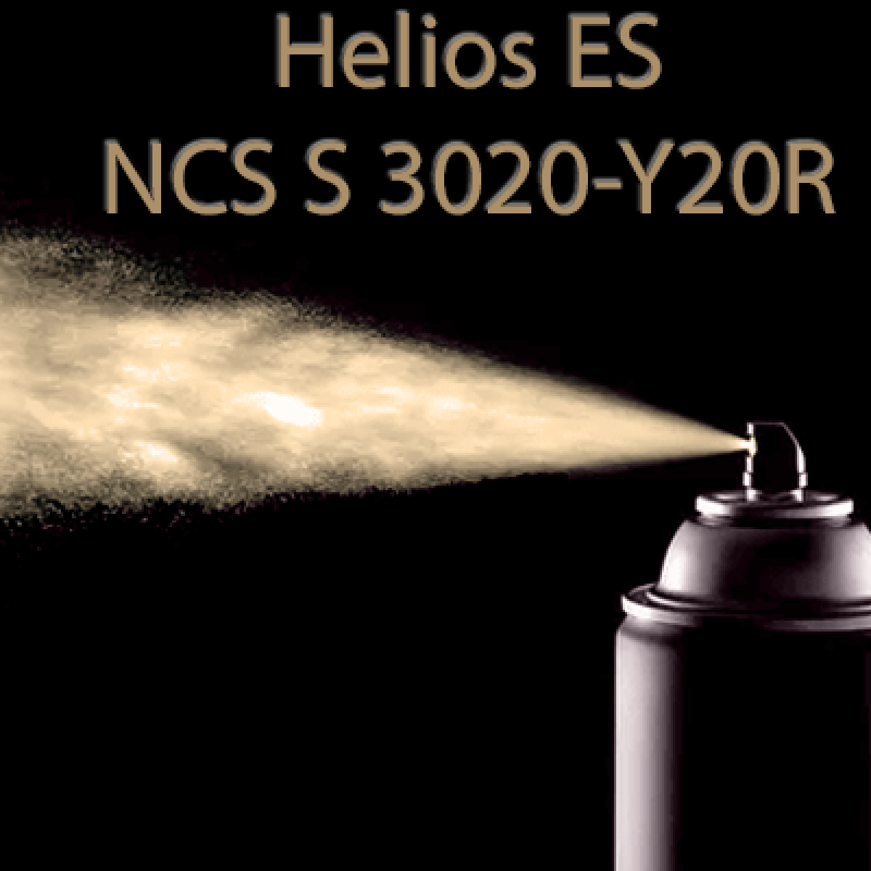 NCS S 3020-Y20R аерозольна глянцева 1К швидкосохнуча антикорозійна емаль Helios ES - 400мл
