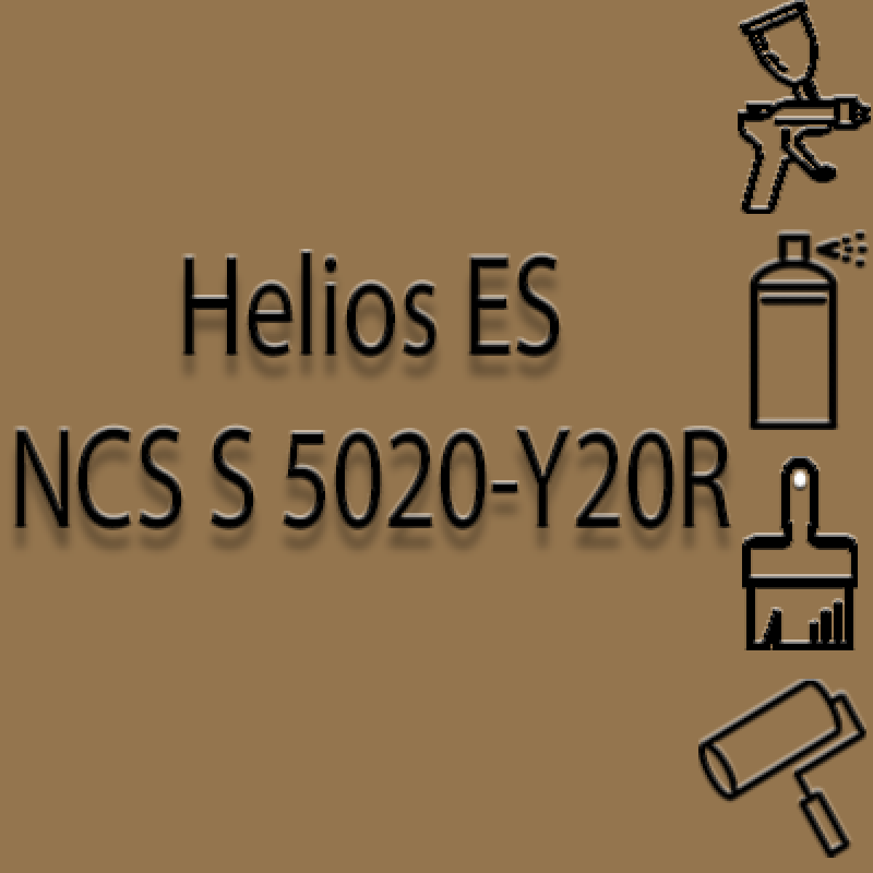NCS S 5020-Y20R глянцева 1К швидкосохнуча антикорозійна емаль Helios ES - 1л