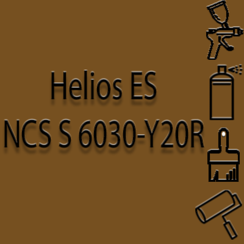 NCS S 6030-Y20R глянцева 1К швидкосохнуча антикорозійна емаль Helios ES - 1л