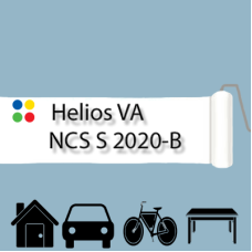 NCS S 2020-B антикорозійна глянцева грунт-емаль (вініл-акрилова) HELIOS VA - 1л