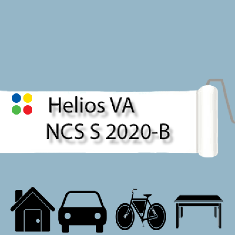 NCS S 2020-B антикорозійна глянцева грунт-емаль (вініл-акрилова) HELIOS VA - 1л
