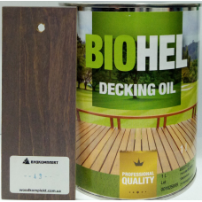 BIOHEL DECKING OIL олія для терас 1 л. №43 - БАКЛАЖАН.