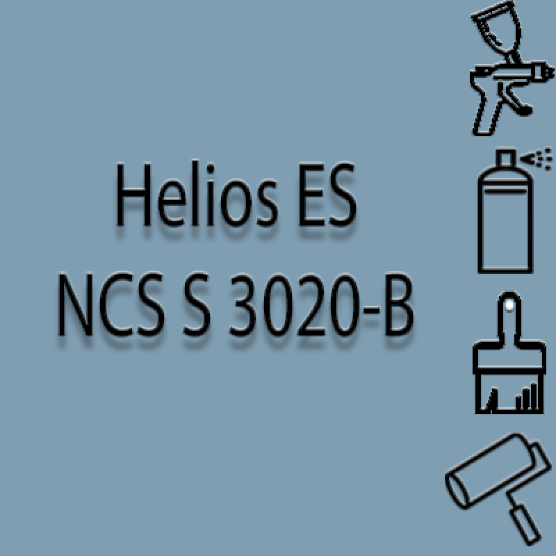 NCS S 3020-B глянцева 1К швидкосохнуча антикорозійна емаль Helios ES - 1л