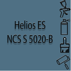 NCS S 5020-B глянцева 1К швидкосохнуча антикорозійна емаль Helios ES - 1л