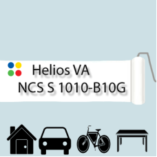 NCS S 1010-B10G антикорозійна глянцева грунт-емаль (вініл-акрилова) HELIOS VA - 1л