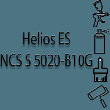 NCS S 5020-B10G глянцева 1К швидкосохнуча антикорозійна емаль Helios ES - 1л
