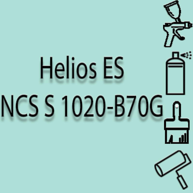 NCS S 1020-B70G глянцева 1К швидкосохнуча антикорозійна емаль Helios ES - 1л